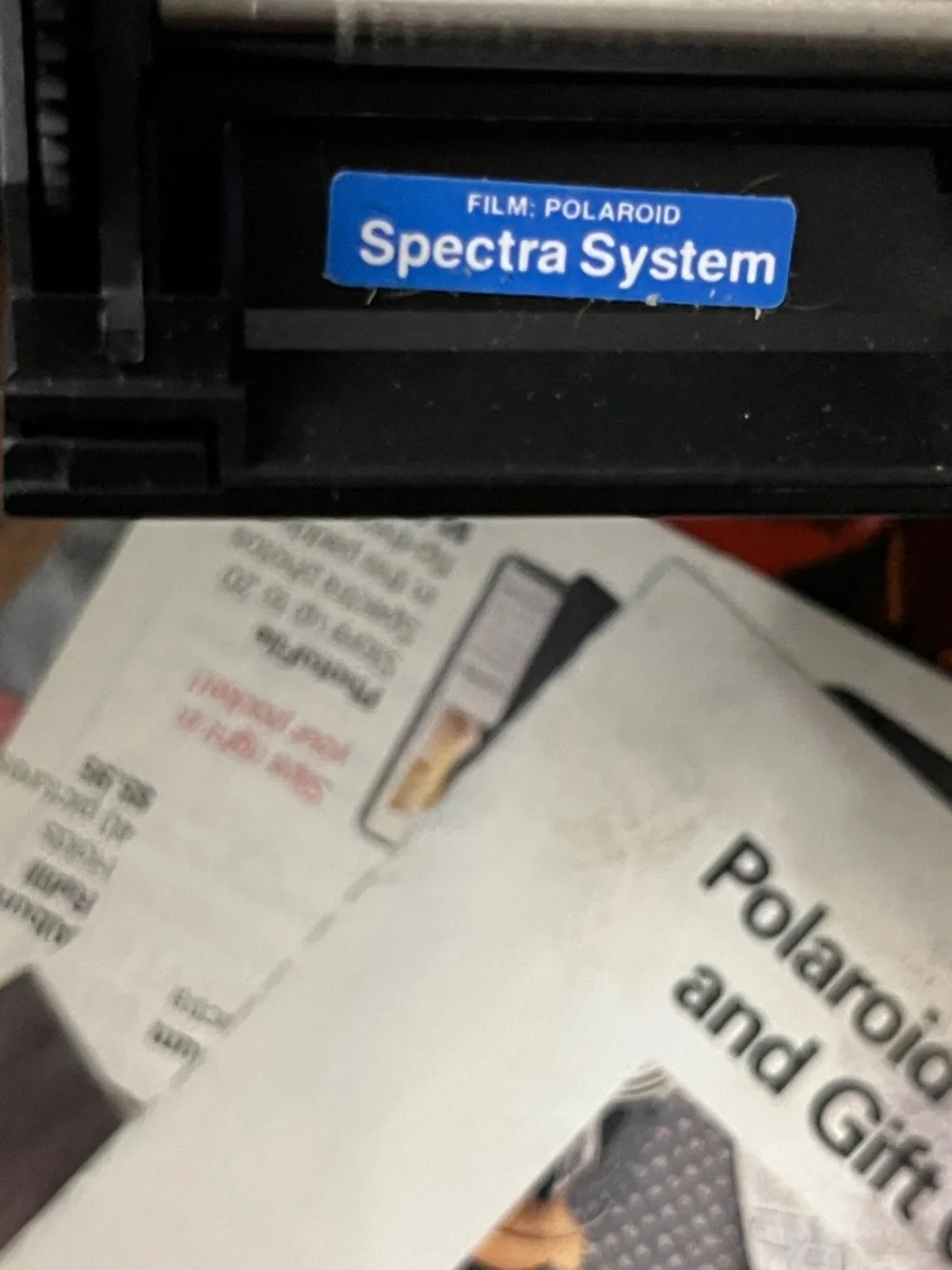 VINTAGE POLAROID SPECTRA SE INSTANT FILM CAMERA bundle - UNTESTED